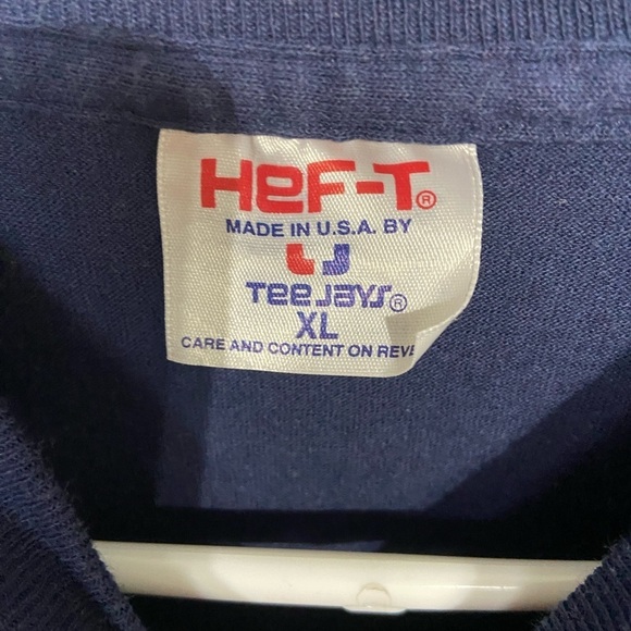 Vintage Single Stitch Hef-T Arizona Blue T-Shirt XL - Picture 3 of 4